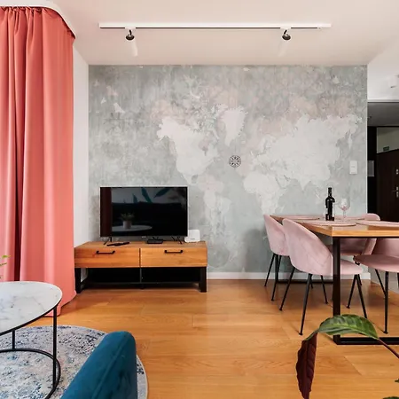 アパート Elegancki Apartament Przy Wisle - Prywatny Parking - By Upstairs